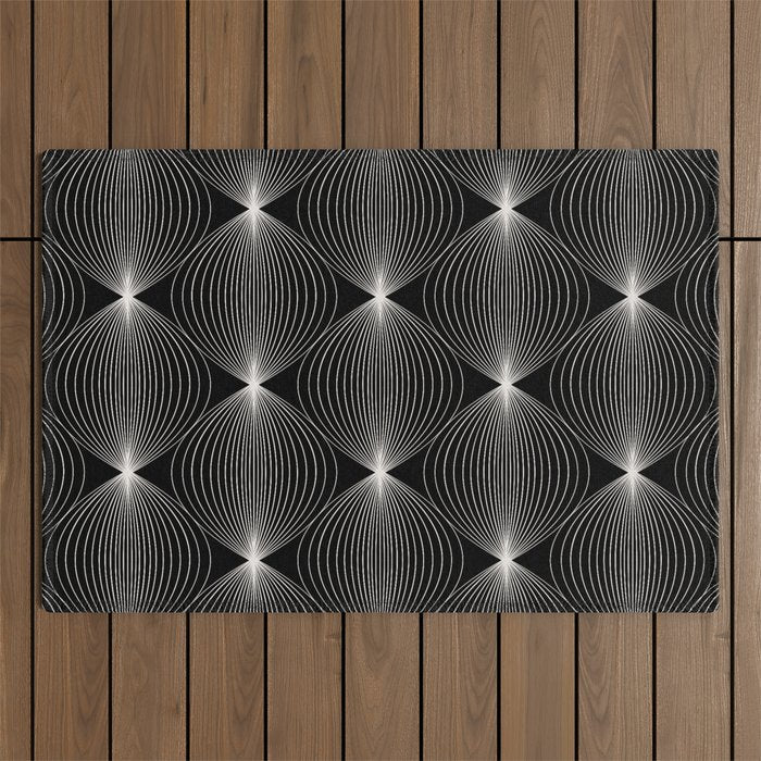 Geometric Orb Pattern XII Outdoor Rug Gallery Image 1