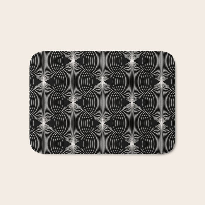 Geometric Orb Pattern XII Bath Mat Gallery Image 1