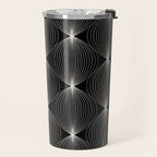 Geometric Orb Pattern XII Travel Mug Gallery Image 2