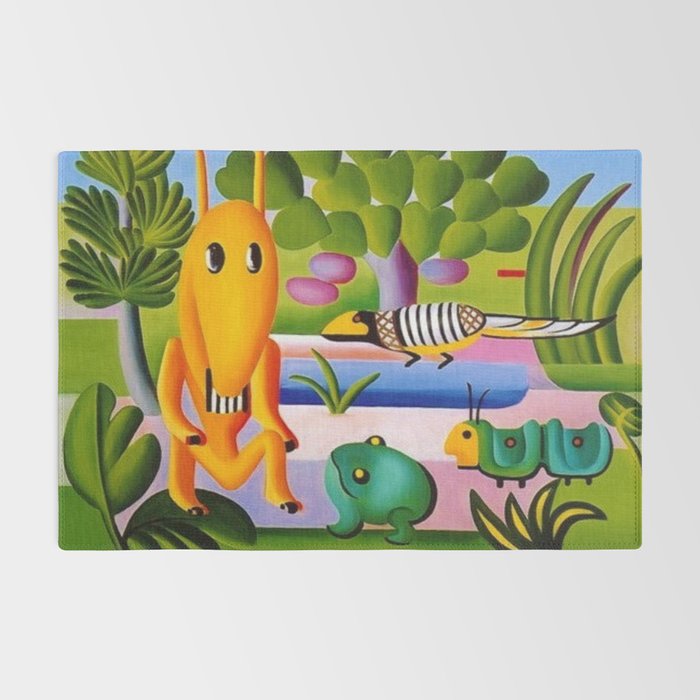 Classical Masterpiece 'A Cuca' by Tarsila do Amaral Rug Gallery Image 2