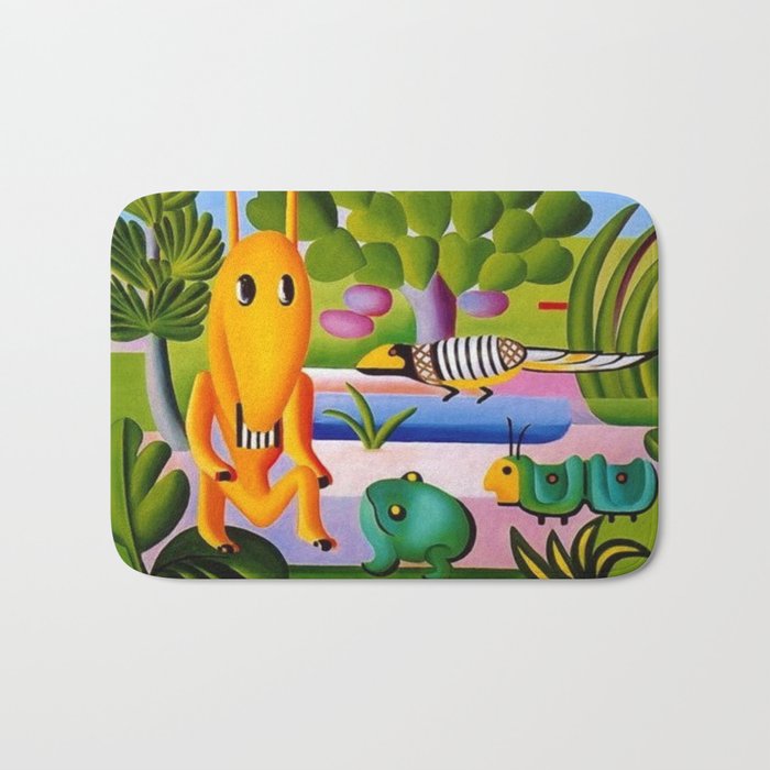 Classical Masterpiece 'A Cuca' by Tarsila do Amaral Bath Mat Gallery Image 1