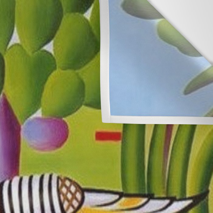 Classical Masterpiece 'A Cuca' by Tarsila do Amaral Wall Tapestry Gallery Image 3