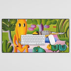 Classical Masterpiece 'A Cuca' by Tarsila do Amaral Desk Mat Gallery Image 1