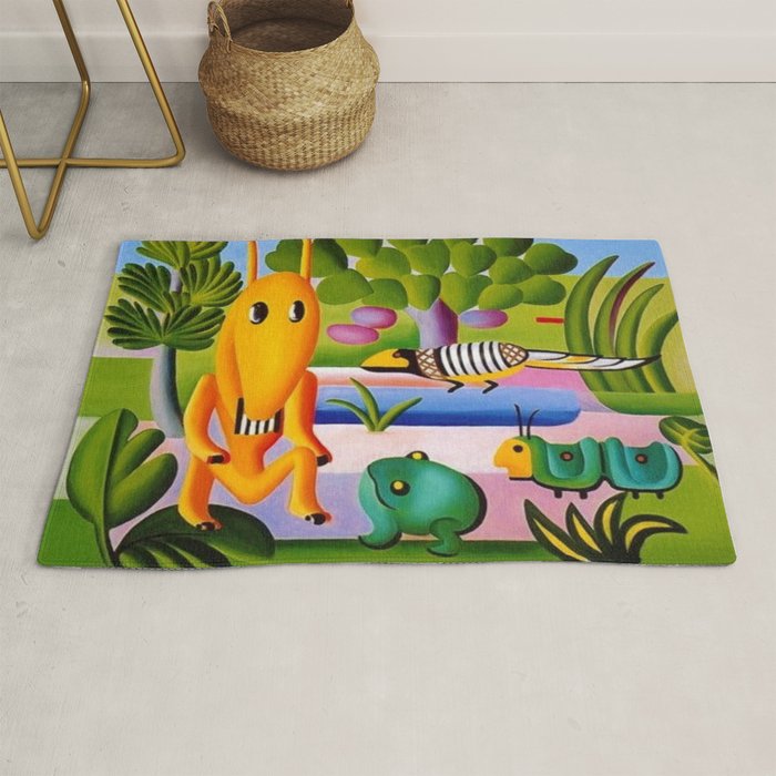 Classical Masterpiece 'A Cuca' by Tarsila do Amaral Rug Gallery Image 1