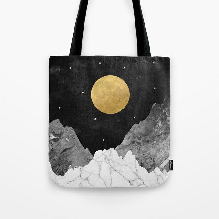 Moon and Stars Tote Bag Gallery Image 1