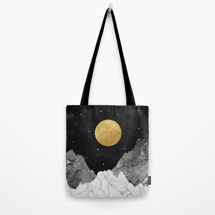 Moon and Stars Tote Bag Gallery Image 2