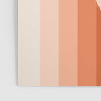 Mid Century Modern Geometric 89 in Terracotta Shades (Rainbow Abstract) Poster Gallery Image 3
