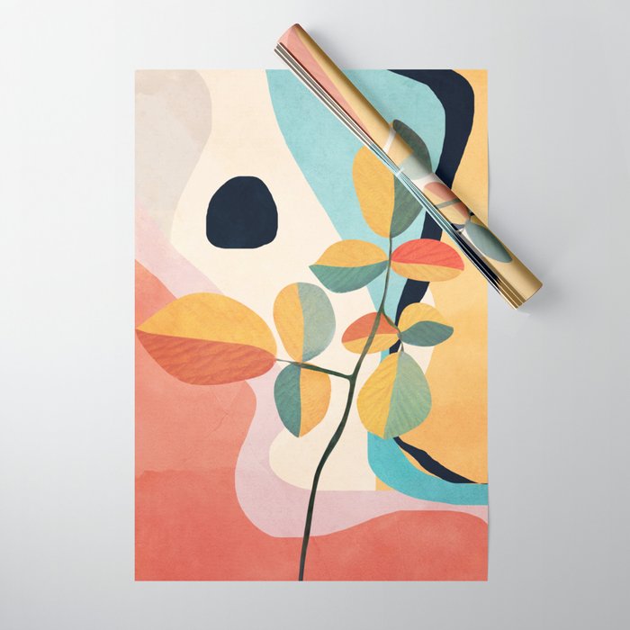 Colorful Branching Out 27 Wrapping Paper Gallery Image 1
