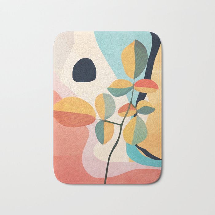 Colorful Branching Out 27 Bath Mat Gallery Image 1