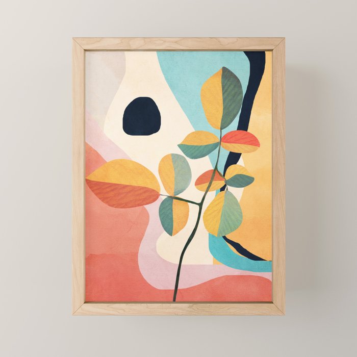Colorful Branching Out 27 Mini Art Print Gallery Image 1