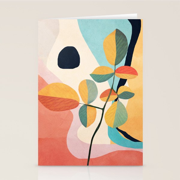 Colorful Branching Out 27 Stationery Card Gallery Image 1