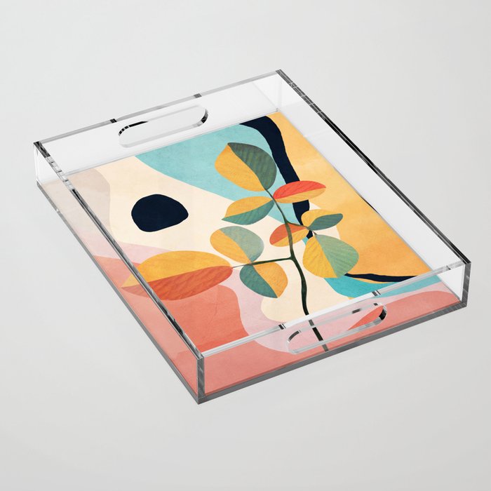 Colorful Branching Out 27 Acrylic Tray Gallery Image 1