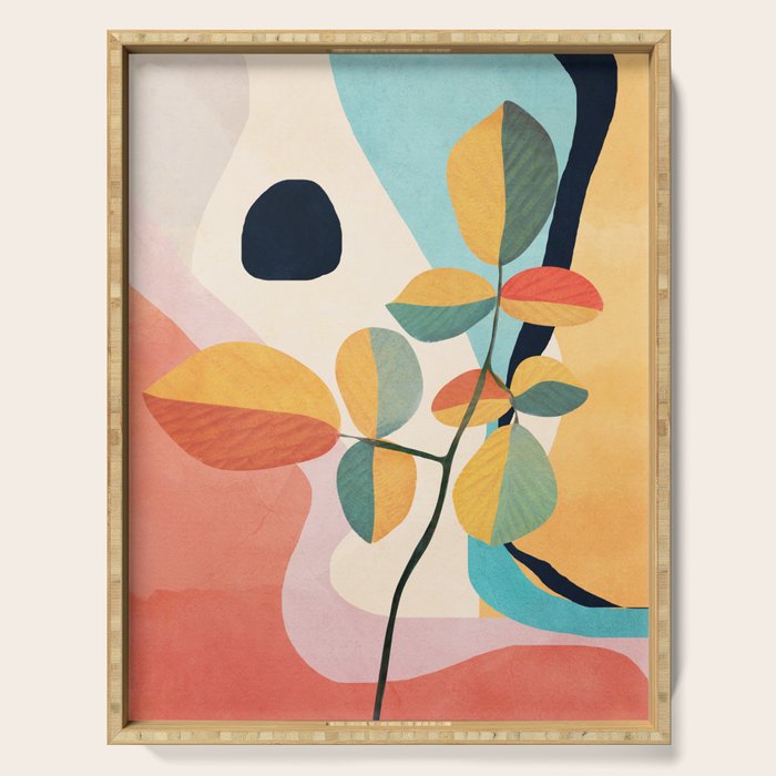 Colorful Branching Out 27 Serving Tray Gallery Image 1