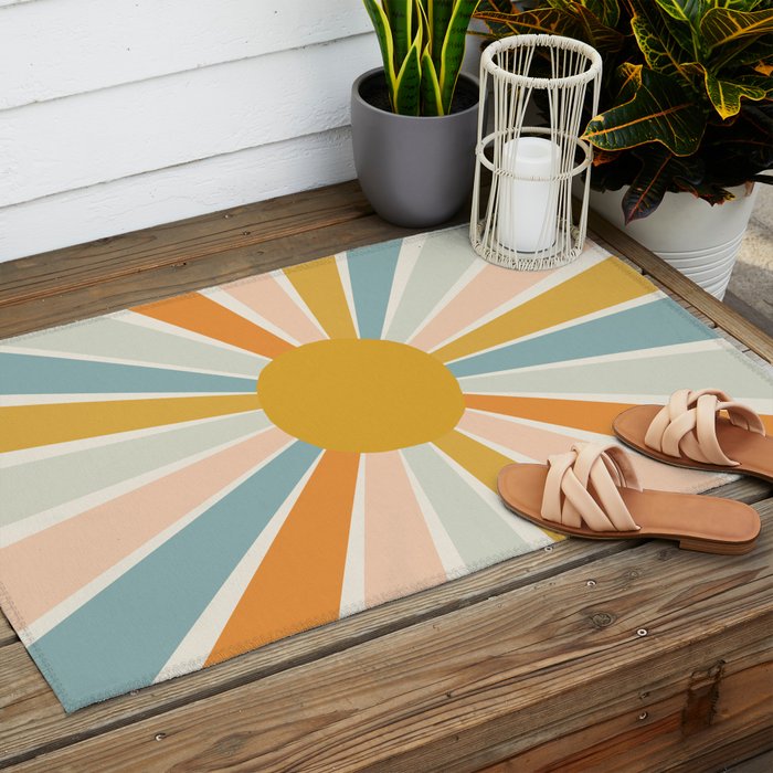Sunshiny day #2 Outdoor Rug Gallery Image 2