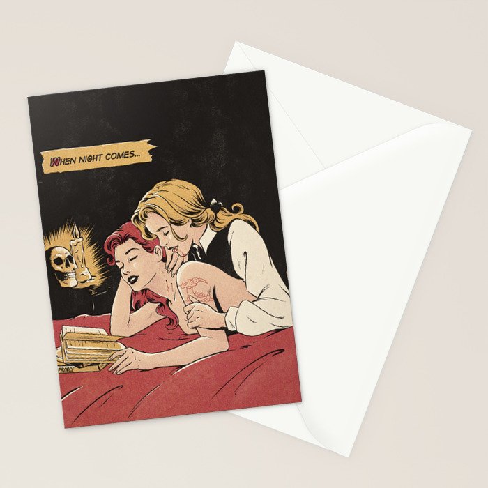 when night comes Stationery Card Gallery Image 2