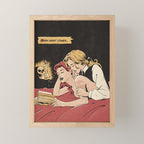 when night comes Mini Art Print Gallery Image 1