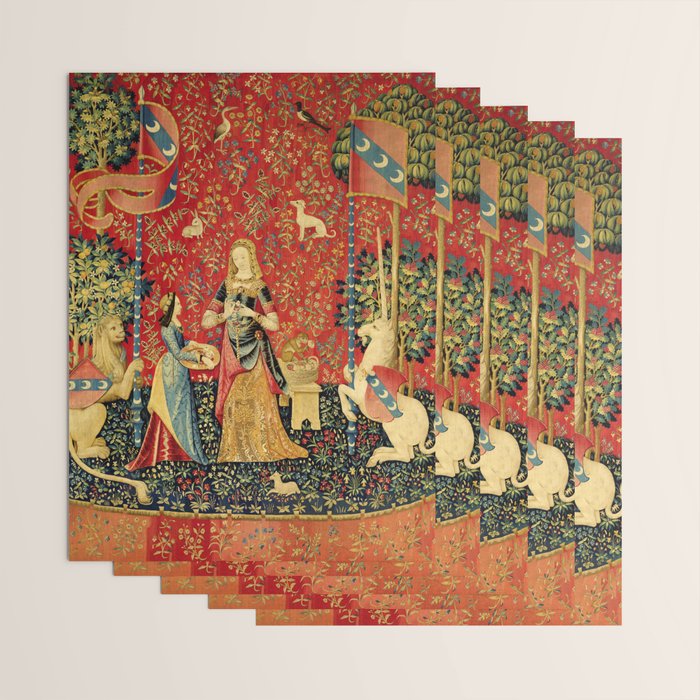 Lady and the Unicorn - Smell Wrapping Paper Gallery Image 3