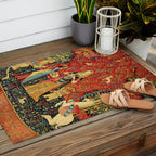 Lady and the Unicorn - Smell Outdoor Rug Gallery Image 2