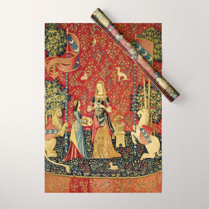 Lady and the Unicorn - Smell Wrapping Paper Gallery Image 1