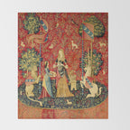 Lady and the Unicorn - Smell Throw Blanket Gallery Image 2