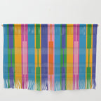 Colorful and Bold Geo Chain Geometric Color Block Stripes Vertical Pattern 2 Wall Hanging Gallery Image 1