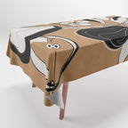 Line Art Pears 7 Tablecloth Gallery Image 1