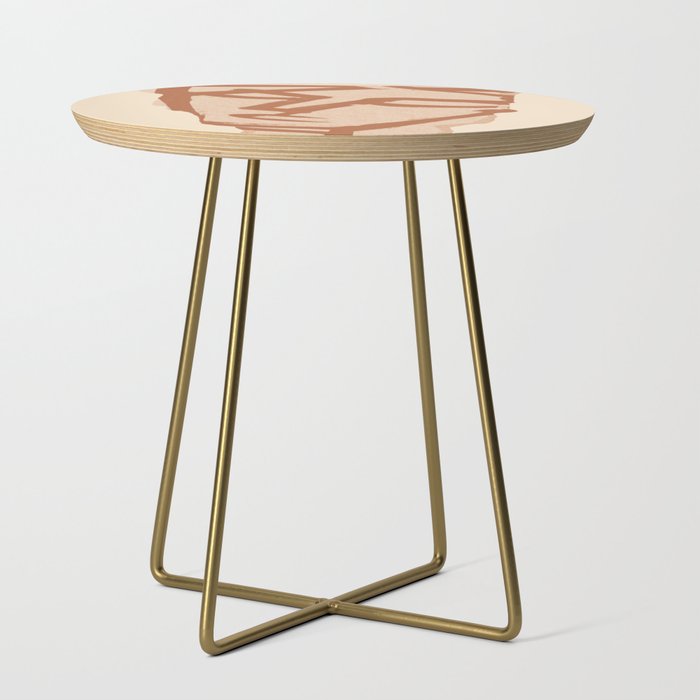 Abstract Face 90 Side Table Gallery Image 1