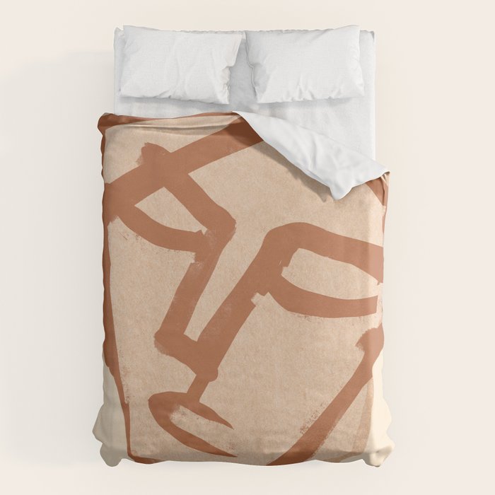 Abstract Face 90 Duvet Cover Gallery Image 6