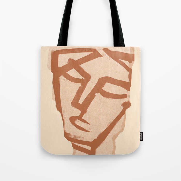 Abstract Face 90 Tote Bag Gallery Image 1