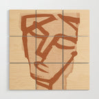 Abstract Face 90 Wood Wall Art Gallery Image 1