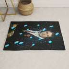 Brutalized Portrait of a Gentleman 1 Rug Gallery Image 1