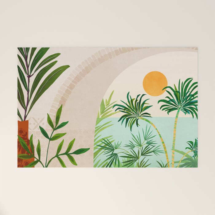 Baja Seaside Landscape Welcome Mat Gallery Image 1