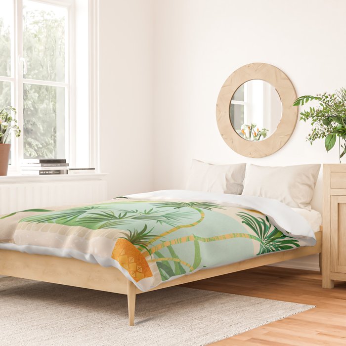 Baja Seaside Landscape Duvet Cover Gallery Image 2