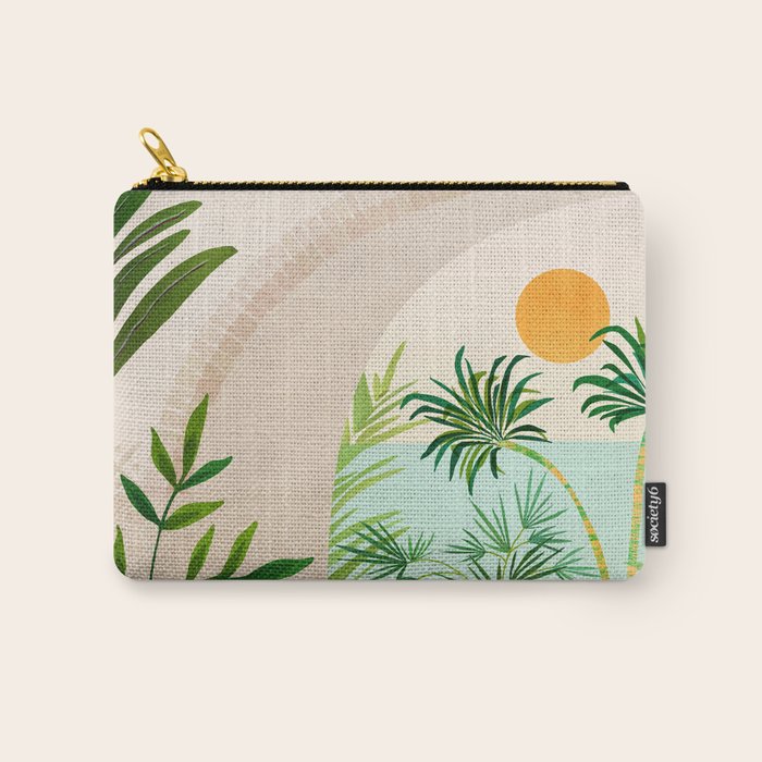 Baja Seaside Landscape Carry All Pouch Gallery Image 1