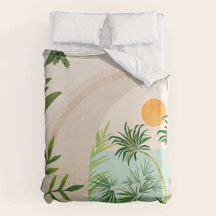 Baja Seaside Landscape Duvet Cover Gallery Image 6