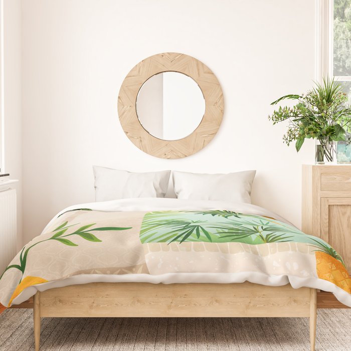 Baja Seaside Landscape Duvet Cover Gallery Image 3