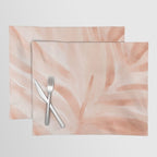 Pastel watercolor leaf detail Placemat Gallery Image 1