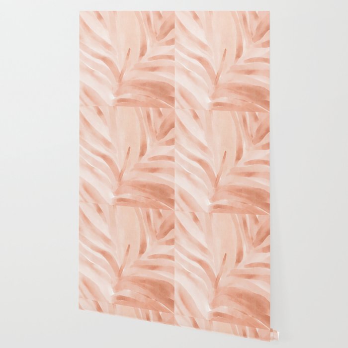 Pastel watercolor leaf detail Wallpaper Gallery Image 2