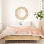 Pastel watercolor leaf detail Duvet Cover Gallery Image 3