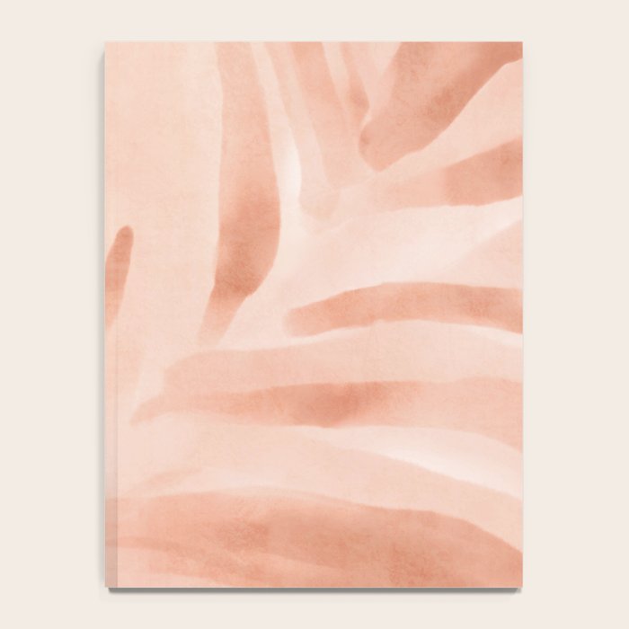 Pastel watercolor leaf detail Notebook Gallery Image 4