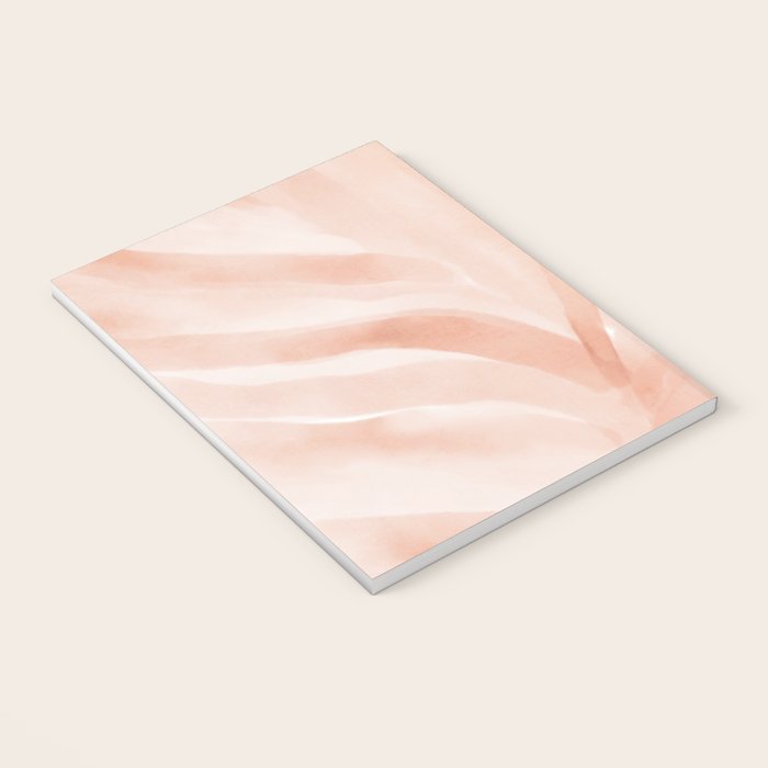 Pastel watercolor leaf detail Notebook Gallery Image 3