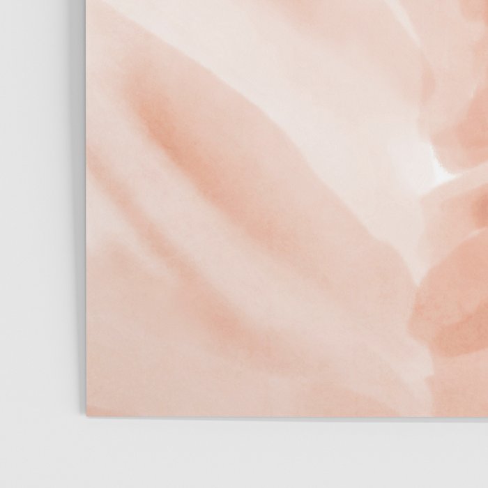 Pastel watercolor leaf detail Poster Gallery Image 3