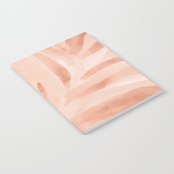 Pastel watercolor leaf detail Notebook Gallery Image 1