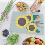 Sunflower and summer Cutting Board Gallery Image 2
