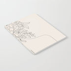 Woman with Flowers Minimal Line I Notebook Gallery Image 2