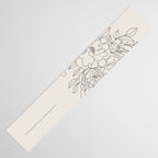 Woman with Flowers Minimal Line I Table Runner Gallery Image 3