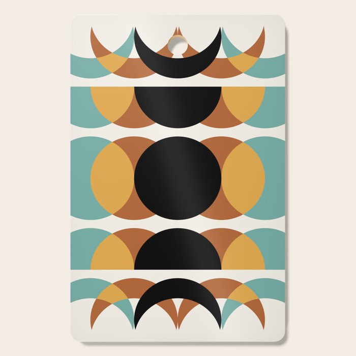 Moon Phases Abstract V Cutting Board Gallery Image 1