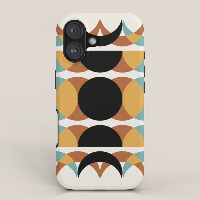Moon Phases Abstract V iPhone Case Gallery Image 1
