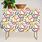 Abstract Loop Color Play Credenza Gallery Image 1