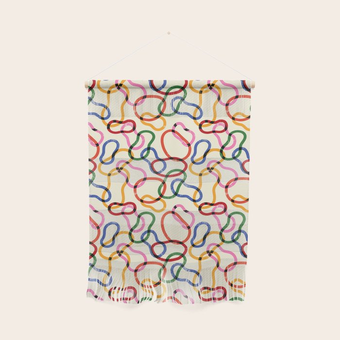 Abstract Loop Color Play Wall Hanging Gallery Image 1